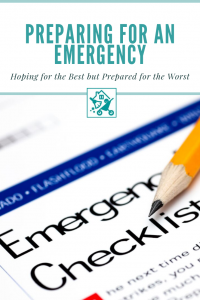 Just In Case – Preparing for an Emergency