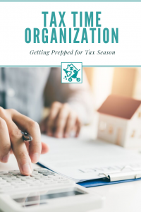 Tax Time Organization