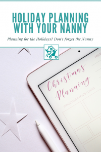 Holiday Planning with Nanny